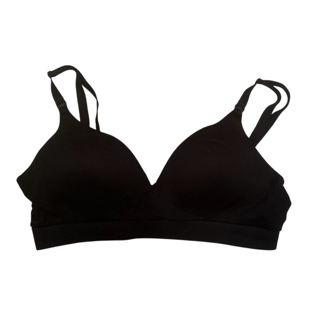 Kindred Bravely Black Nursing Bra Nylon Spandex Sz XXL Nursing Mothers